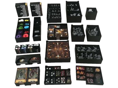 Brettspiel-Einsatz für Village Attacks von Tinkering Paws