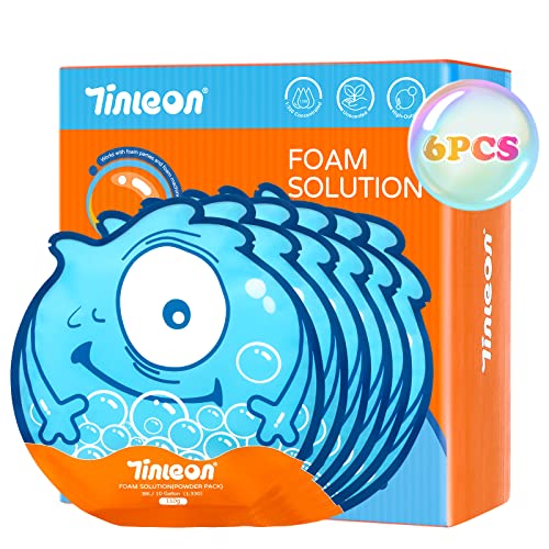 Tinleon Konzentrierte Schaumparty-Lösung: 6 Eine Pulverpackung reicht für bis zu 60 Gallonen Schaumparty-Spaß für Schaummaschinen. von Tinleon