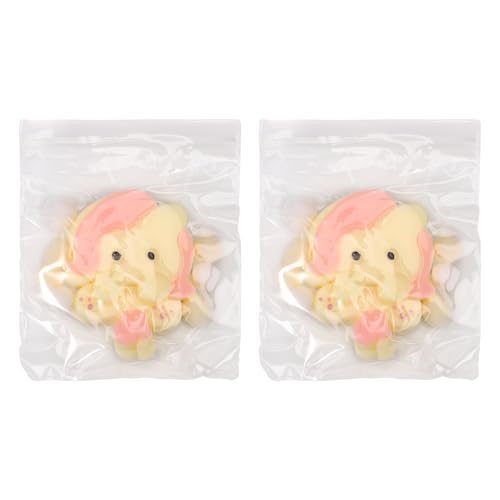 2St Pony Quetsch Spielzeug, Süß Pony Taba Squishy Neuheit Sensorik Spielzeug Kawaii Squishies für Kinder Teenager Erwachsene Geburtstagsgeschenk Zuhause Büro Entspannen (Glänzender Stil) von Tinoaly