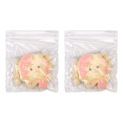 2St Pony Quetsch Spielzeug, Süß Pony Taba Squishy Neuheit Sensorik Spielzeug Kawaii Squishies für Kinder Teenager Erwachsene Geburtstagsgeschenk Zuhause Büro Entspannen (Plüsch-Stil) von Tinoaly