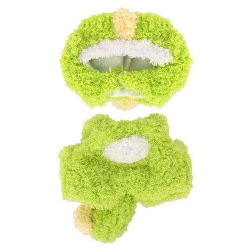 Grüne Kleidung für Puppen, Süße Weiche Grüne Dinosaurier Spielzeugkleidung Outfit Zubehör für 17cm Puppenkleidungsersatz Grüne Kleidung für Puppen, Süße Weiche Grüne Dinosaurier Spielzeugkleidung Outfit Zubehör für 17cm Puppenkleidungsersatz von Tinoaly