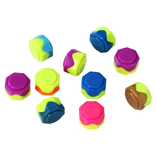 Tinoaly Gewichtetes Gonggi Koreanisches Spiel, 10stk Traditionelle Koreanische Gonggi Steine für Familien Spaß Kulturelles Lernen Jack Steine für Kinder Erwachsene (Zufällige Farbe) von Tinoaly