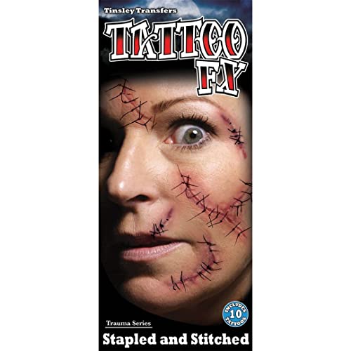 Halloween Fake Tattoo genäht gefälschte Narben von Epic Armoury