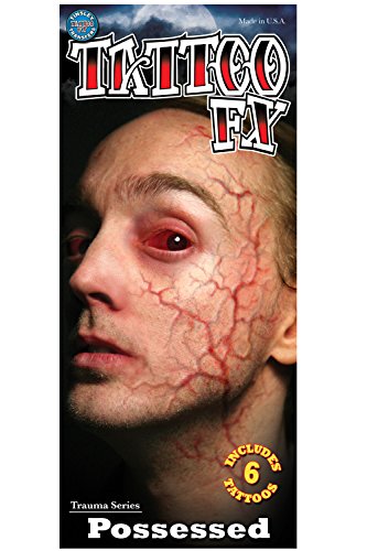 Tinsley Transfers Possessed Trauma Tattoo Makeup Adult Accessory by Tinsley Transfers von Tinsley Transfers