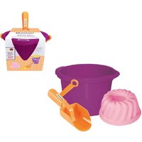 Spielstabil 7565 - Sand-Set sunsetpop 3-teilig (Eimer/Schaufel/Gugelhupf), Kunststoff von Tinti GmbH & Co. KG