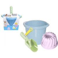 Spielstabil 7973 - Sandset 3-teilig mit Eimer/Schaufel/Gugelhupf, pastell, Sandspielzeug von Tinti GmbH & Co. KG