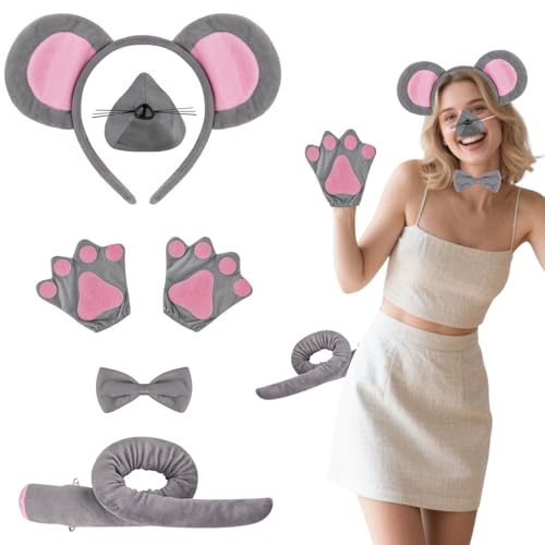 Tiny Chou Maus-Kostüm-Zubehör-Set, 6-teilig von Tiny Chou