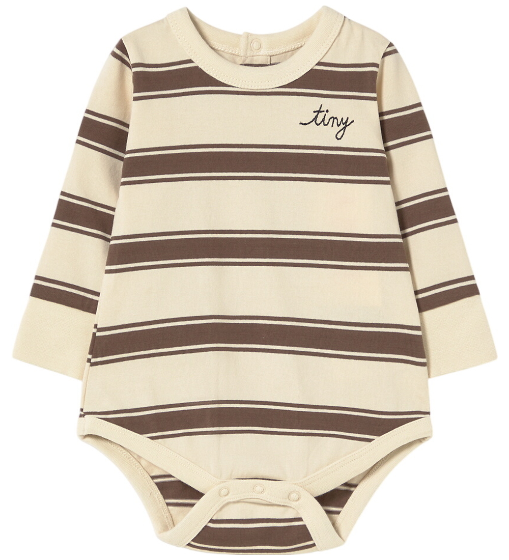 Tiny Cottons Body l/ä - Retro Streifen - Kakao - Tiny Cottons - 18 mt - Body L/Ä Tiny Cottons Body l/ä - Retro Streifen - Kakao - Tiny Cottons - 18 mt - Body L/Ä von Tiny Cottons