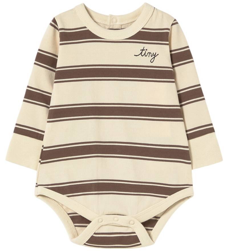 Tiny Cottons Body l/ä - Retro Streifen - Kakao - Tiny Cottons - 18 mt - Body L/Ä Tiny Cottons Body l/ä - Retro Streifen - Kakao - Tiny Cottons - 18 mt - Body L/Ä von Tiny Cottons