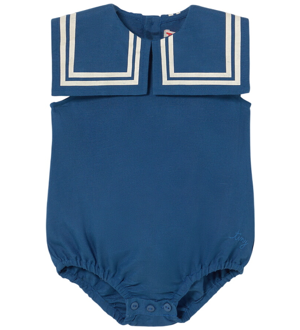 Tiny Cottons Body ohne Ärmel - Leinen - Light Navy m. Streifen - Tiny Cottons - 9 mt - Body ärmellos Tiny Cottons Body ohne Ärmel - Leinen - Light Navy m. Streifen - Tiny Cottons - 9 mt - Body ärmellos von Tiny Cottons