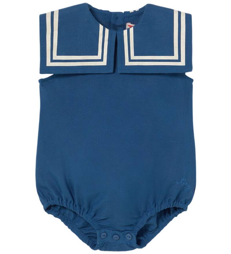 Tiny Cottons Body ohne Ärmel - Leinen - Light Navy m. Streifen - Tiny Cottons - 9 mt - Body ärmellos Tiny Cottons Body ohne Ärmel - Leinen - Light Navy m. Streifen - Tiny Cottons - 9 mt - Body ärmellos von Tiny Cottons