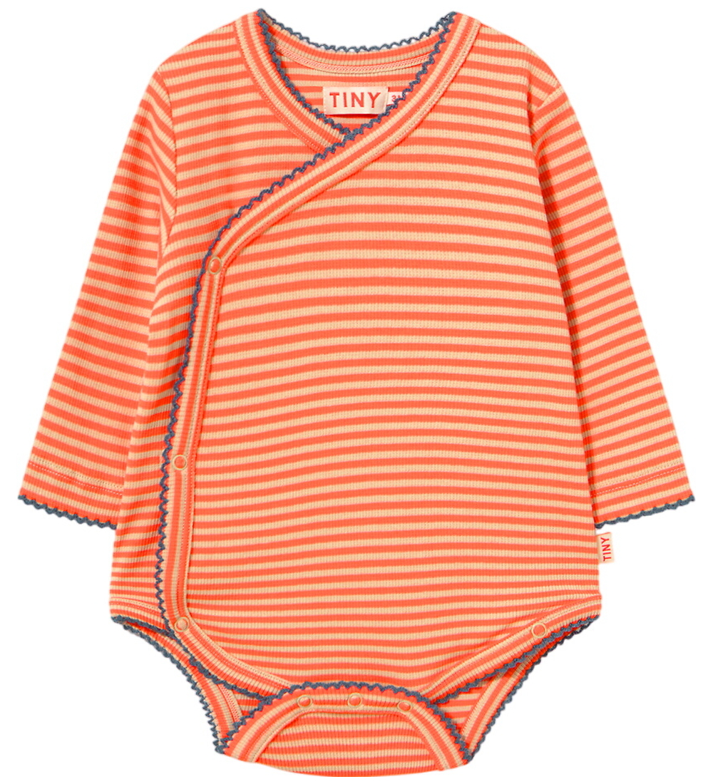 Tiny Cottons Wickelbody l/ä - Rib - Summer Rot - Tiny Cottons - 12 mt - Body L/Ä Tiny Cottons Wickelbody l/ä - Rib - Summer Rot - Tiny Cottons - 12 mt - Body L/Ä von Tiny Cottons