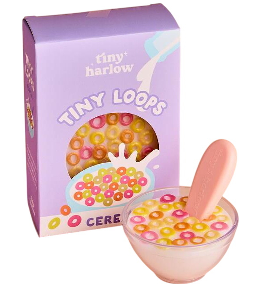 Tiny Harlow Puppenzubehör - Frühstücksflocken m. Löffel - Tiny Harlow - One Size - Puppenzubehör von Tiny Harlow