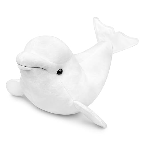 Tiny Heart 15.7in Simulations Beluga Plüschtier, realistisches weiches Plüsch Weiß Beluga Whale Tierspielzeug der Serie,Marine Life geeignet für Heimdekoration Spielbegleiter für Kinder-Weiß Tiny Heart 15.7in Simulations Beluga Plüschtier, realistisches weiches Plüsch Weiß Beluga Whale Tierspielzeug der Serie,Marine Life geeignet für Heimdekoration Spielbegleiter für Kinder-Weiß von Tiny Heart