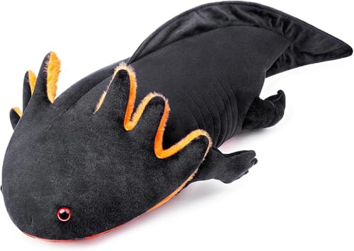 Tiny Heart Axolotl Stofftier Plüschtier 51cm/20" - Realistisches, Niedliches und Weiches Tier Geschenk für Kinder, Jungen und Mädchen - Orange von Tiny Heart