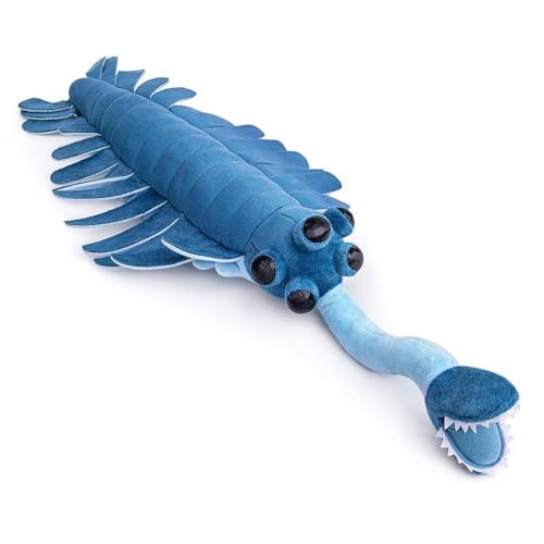 Tiny Heart Cambrian Opabinia Plüschtier 24in,weiches Opabinia Plüschtier,Simulationsserie weiches Cambrian Opabinia Plüschtier, Puppenkissen für Kinder und Naturliebhaber,Blau Tiny Heart Cambrian Opabinia Plüschtier 24in,weiches Opabinia Plüschtier,Simulationsserie weiches Cambrian Opabinia Plüschtier, Puppenkissen für Kinder und Naturliebhaber,Blau von Tiny Heart