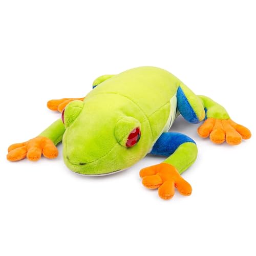 Tiny Heart Laubfrosch Stofftier realistisches Laubfrosch Plüschtier krabbelndes Haustier schönes Tier niedliche und weiche Geschenke Plüsch Laubfrosch für Kinder Spielzeug Grün 9” Tiny Heart Laubfrosch Stofftier realistisches Laubfrosch Plüschtier krabbelndes Haustier schönes Tier niedliche und weiche Geschenke Plüsch Laubfrosch für Kinder Spielzeug Grün 9” von Tiny Heart