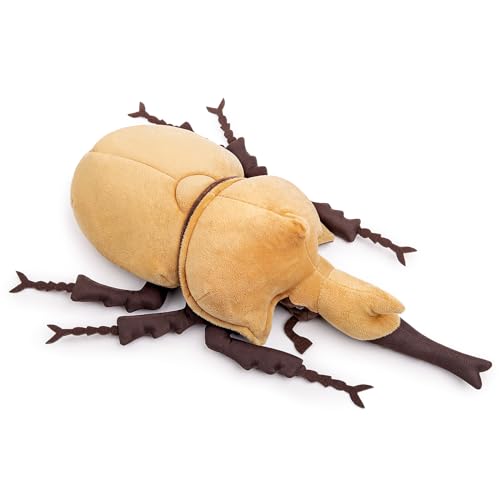 Tiny Heart Mammutwurm Käfer Plüschtier realistisches Mammutwurm Käfer Plüschtier krabbelndes Haustier schönes Tier niedliche und weiche Geschenke Plüsch Mammutwurm für Kinder Spielzeug braun 10” von Tiny Heart