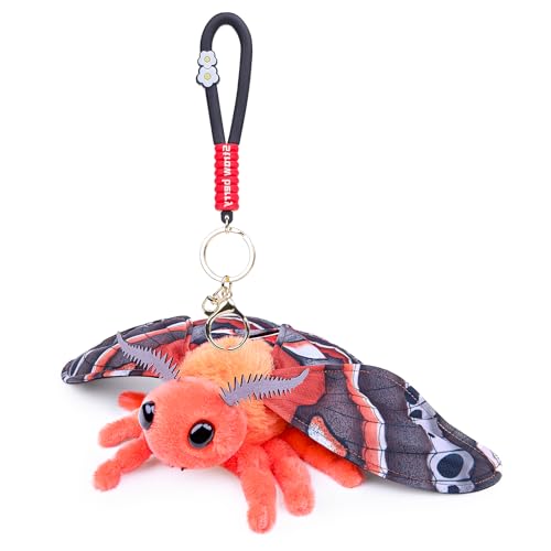 Tiny Heart Orangeroter Seidenspinner Plüschtier Schlüsselanhänger,Simulation Seidenspinner Tierserie, Weiche Füllung, 7in/18cm, Geeignet für Kinder und Naturliebhaber, Orange Tiny Heart Orangeroter Seidenspinner Plüschtier Schlüsselanhänger,Simulation Seidenspinner Tierserie, Weiche Füllung, 7in/18cm, Geeignet für Kinder und Naturliebhaber, Orange von Tiny Heart