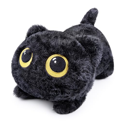 Tiny Heart Schwarze Katze Plüschtier, Simulation Liegende Katze Tierserie, Weiche Füllung, 19.6in/50cm, Geeignet für Kinder und Naturliebhaber, Schwarze Tiny Heart Schwarze Katze Plüschtier, Simulation Liegende Katze Tierserie, Weiche Füllung, 19.6in/50cm, Geeignet für Kinder und Naturliebhaber, Schwarze von Tiny Heart