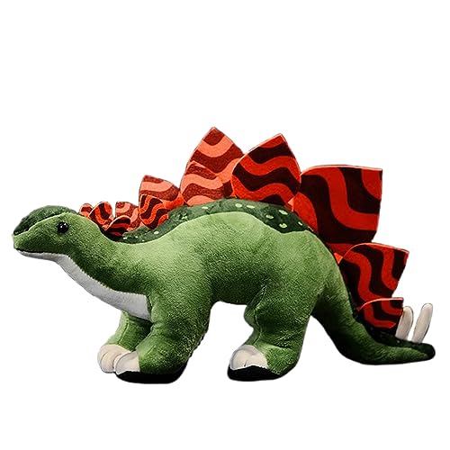 Tiny Heart Stegosaurus Dinosaurier Stofftier Plüschtier realistisches Dinosaurier Plüsch schönes Tier niedliche und weiche Geschenke Dinosaurier für Kinder Jungen und Mädchen Spielzeug Grün 16” von Tiny Heart