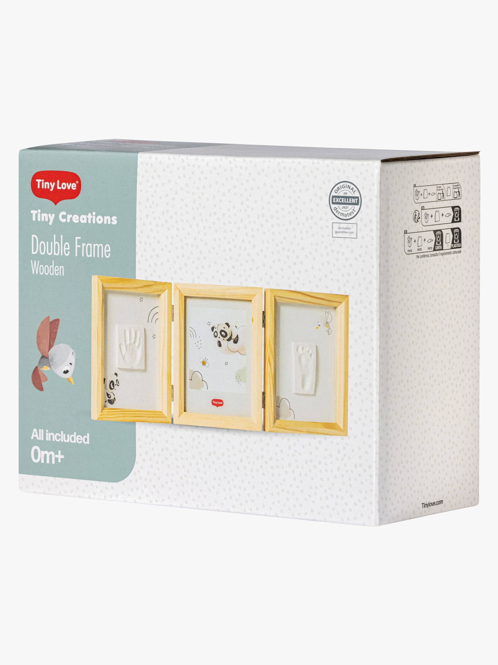 Tiny Love Babyprint Rahmen Handabdruck Doppelt, Wooden Tiny Love Babyprint Rahmen Handabdruck Doppelt, Wooden von Tiny Love