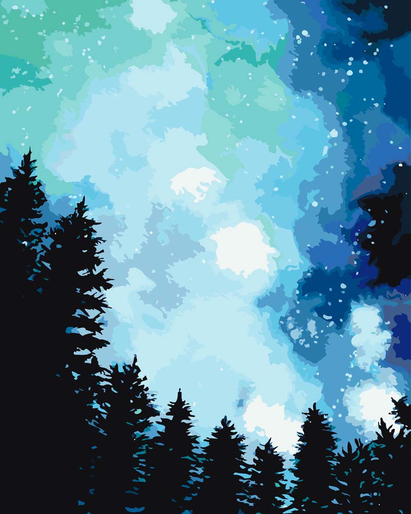 Malen nach Zahlen - Der Himmel auf Erden - by Tiny Tami, mit Rahmen Malen nach Zahlen - Der Himmel auf Erden - by Tiny Tami, mit Rahmen von Tiny Tami