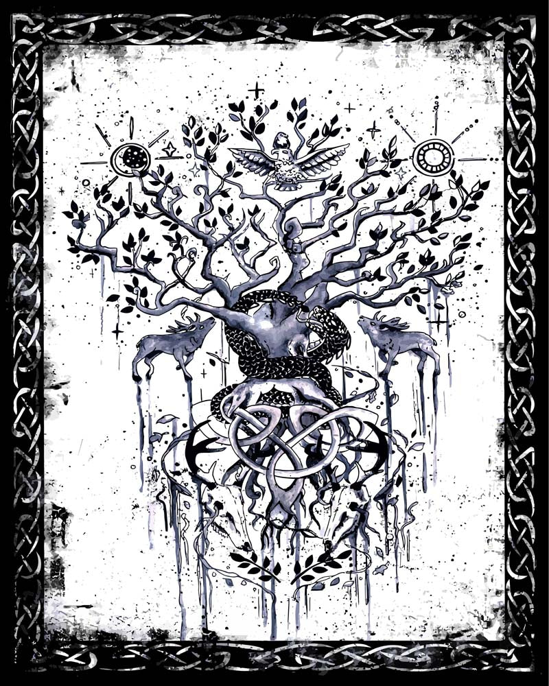 Malen nach Zahlen - Yggdrasil - by Tiny Tami, mit Rahmen Malen nach Zahlen - Yggdrasil - by Tiny Tami, mit Rahmen von Tiny Tami