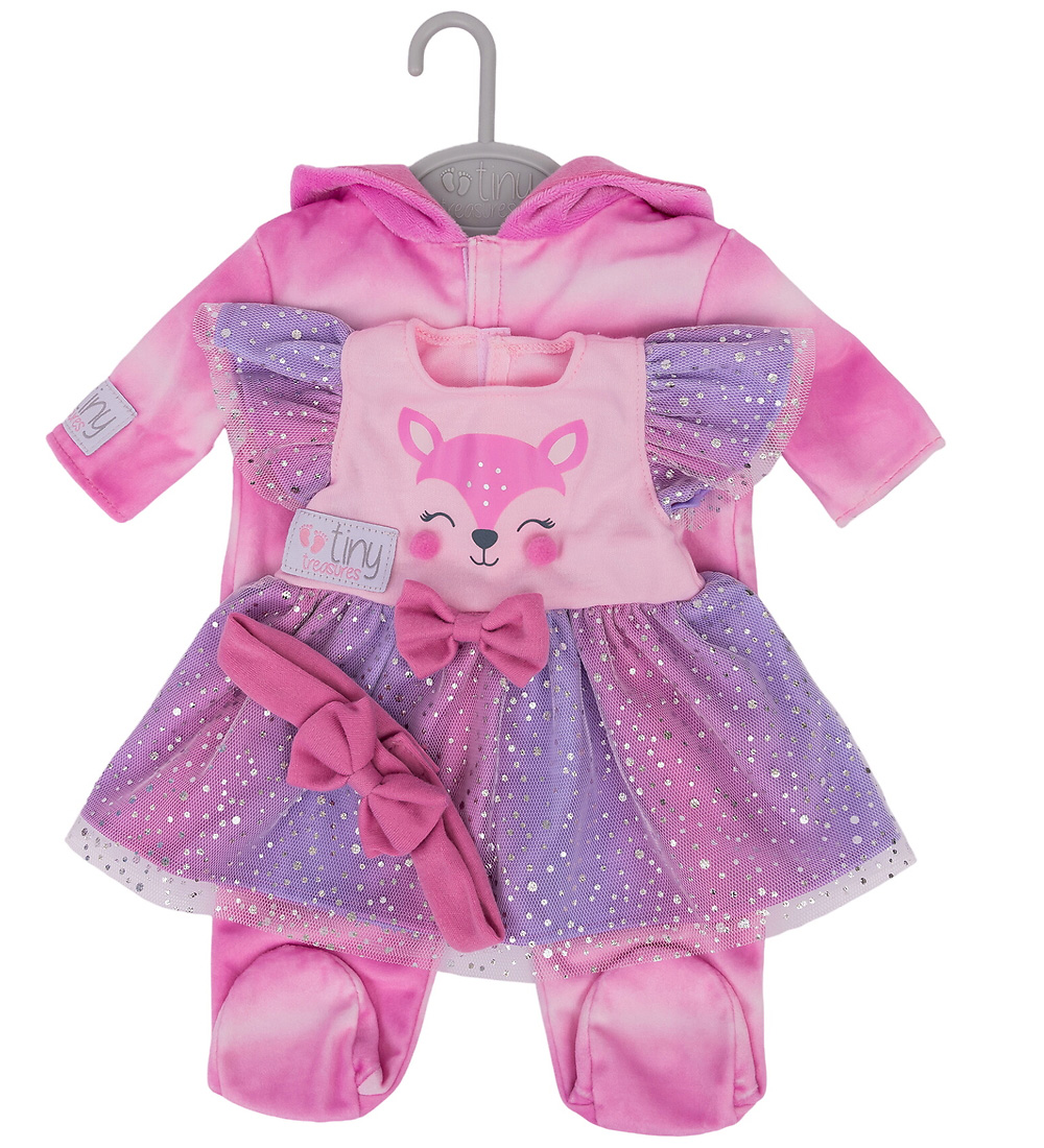 Tiny Treasures Kleidung - Fawn Twin Outfit-Paket - Tiny Treasures - One Size - Puppenkleidung Tiny Treasures Kleidung - Fawn Twin Outfit-Paket - Tiny Treasures - One Size - Puppenkleidung von Tiny Treasures