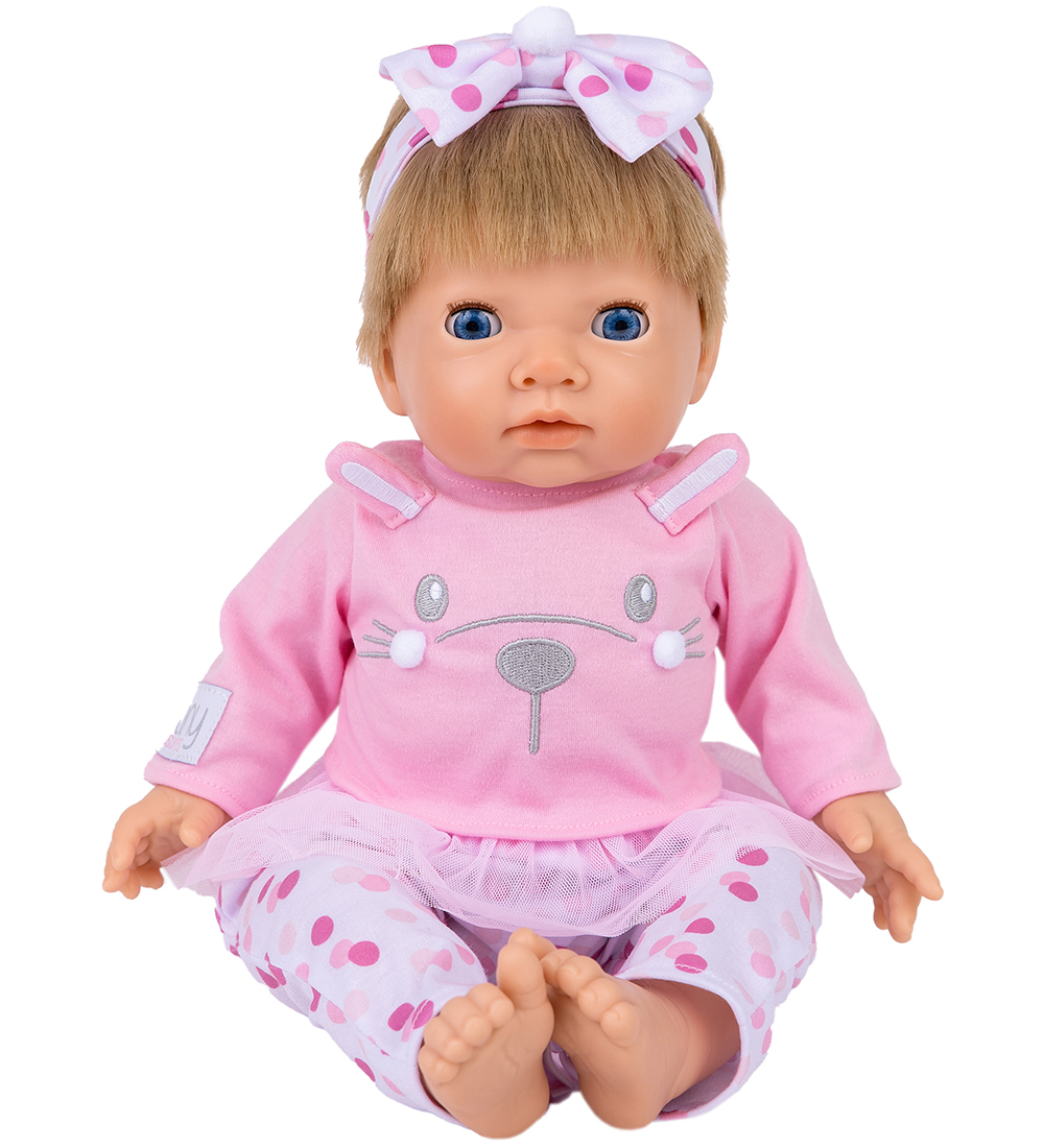 Tiny Treasures Puppe m. Blondes Haar - Pink Bunny Baby - Tiny Treasures - One Size - Puppen Tiny Treasures Puppe m. Blondes Haar - Pink Bunny Baby - Tiny Treasures - One Size - Puppen von Tiny Treasures