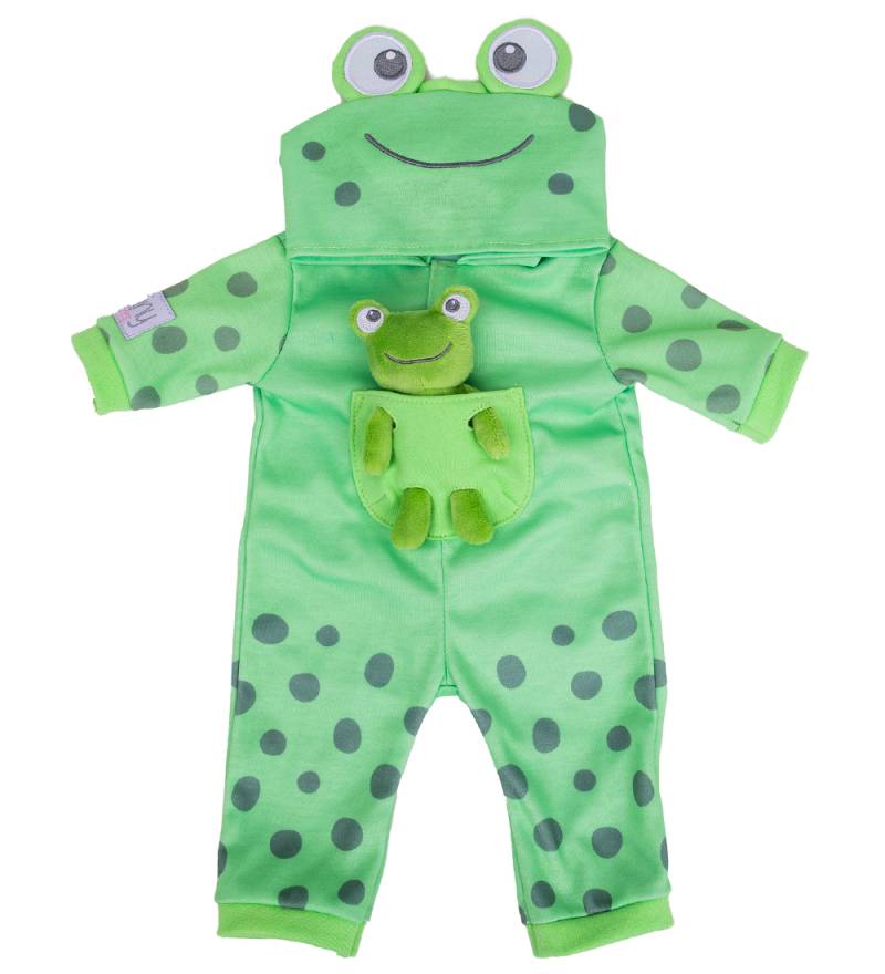 Tiny Treasures Puppenkleidung - Froggy Alles-in-One - Tiny Treasures - One Size - Puppenkleidung Tiny Treasures Puppenkleidung - Froggy Alles-in-One - Tiny Treasures - One Size - Puppenkleidung von Tiny Treasures