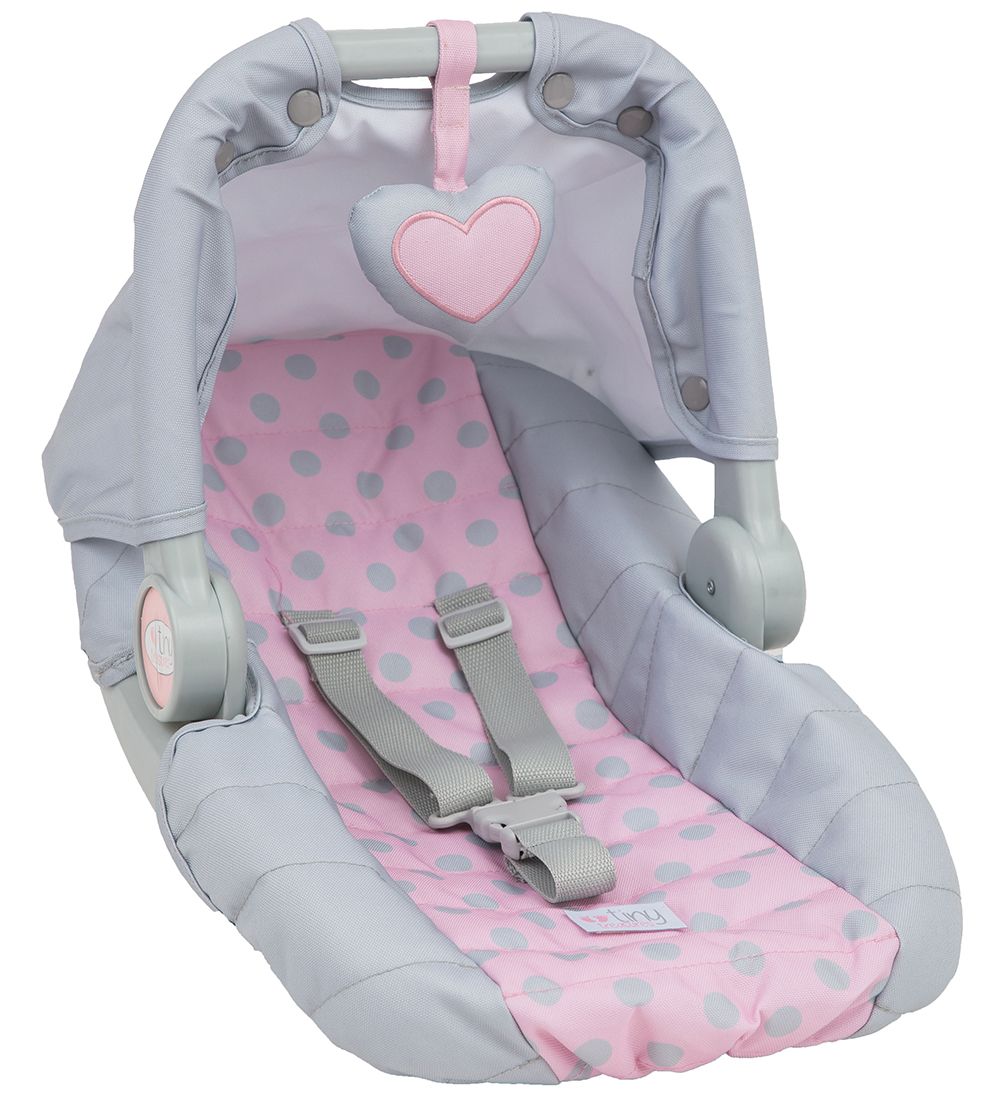 Tiny Treasures Puppenzubehör - Kindersitz - Grau/Rosa - Tiny Treasures - One Size - Puppenzubehör Tiny Treasures Puppenzubehör - Kindersitz - Grau/Rosa - Tiny Treasures - One Size - Puppenzubehör von Tiny Treasures