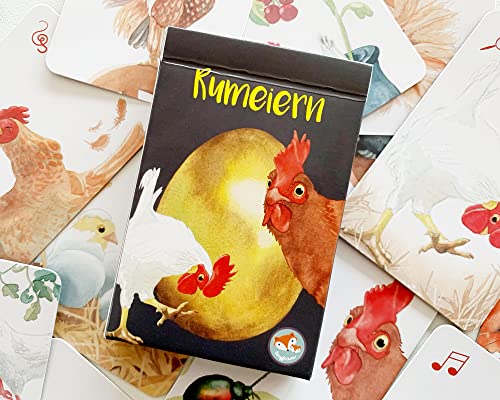 TinyFoxes Kartenspiel Rumeiern - lustiges Kartenspiel als Ostergeschenk - handgezeichnet von Kristin Franke TinyFoxes Kartenspiel Rumeiern - lustiges Kartenspiel als Ostergeschenk - handgezeichnet von Kristin Franke von TinyFoxes
