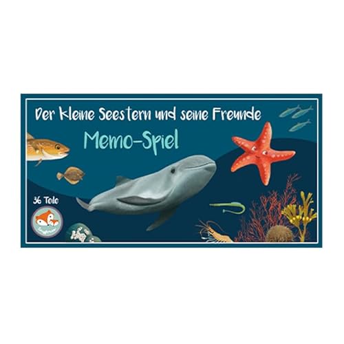TinyFoxes Memo-Spiel Der kleine Seestern und Seine Freunde - Legespiel Tiere der Unterwasserwelt - ab 3 Jahren - handgezeichnete Motive - von Kristin Franke TinyFoxes Memo-Spiel Der kleine Seestern und Seine Freunde - Legespiel Tiere der Unterwasserwelt - ab 3 Jahren - handgezeichnete Motive - von Kristin Franke von TinyFoxes