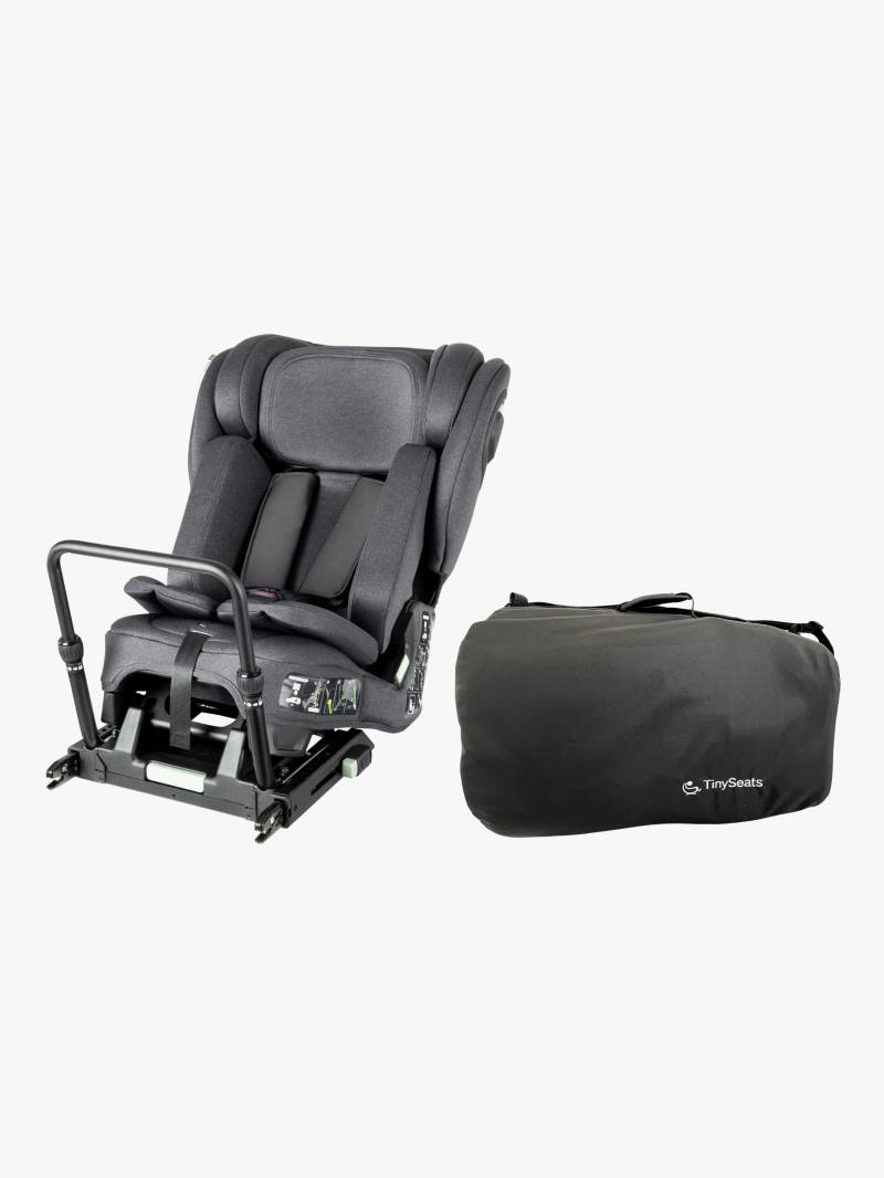 TinySeats Two Kindersitz inkl. Schultertasche, Midnight Grey TinySeats Two Kindersitz inkl. Schultertasche, Midnight Grey von TinySeats