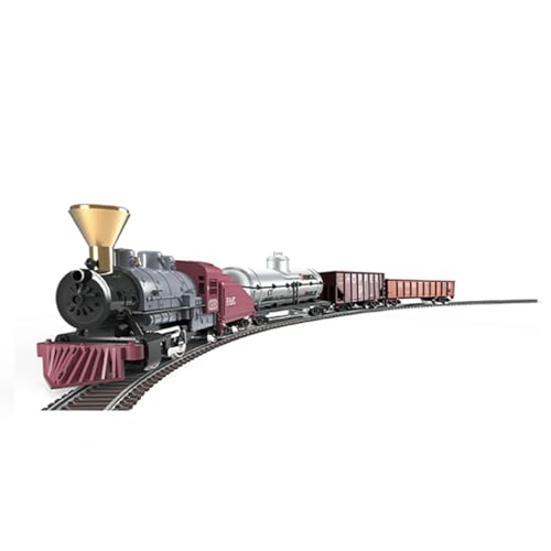 1/87 HO Dampflokomotive Modelleisenbahn Set, Metall 0-4-0 Alte Zeit Eisenbahn Modell für Enthusiasten von TinyWizTo