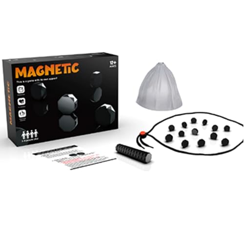 Magnetisches Schachspiel - Reisespiel Mit Magnet Und Kordel - Pädagogisches Rätsel, Strategiespiel für Zwei Personen für Schule Studentenwohnheim Zuhause Picknick Camping Familie Freunde und von Tioheam