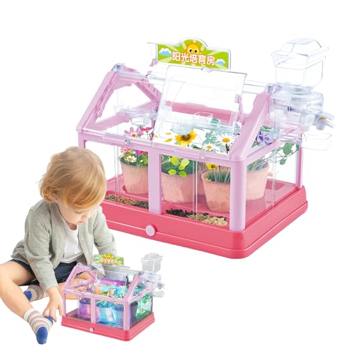 Pflanzenzucht Für Kinder - Kinder Pflanzen Terrarium Set | STEM Wissenschaftsspielzeug Gewächshaus Gartenwerkzeug Für Mädchen Jugendliche Pflanzenzucht Für Kinder - Kinder Pflanzen Terrarium Set | STEM Wissenschaftsspielzeug Gewächshaus Gartenwerkzeug Für Mädchen Jugendliche von Tioheam