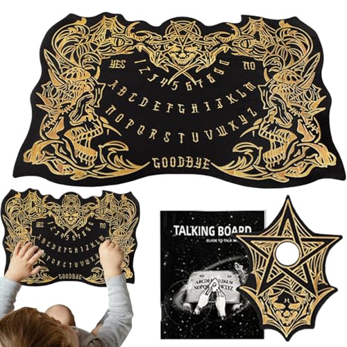 Tioheam Spirit Board | Schädel Pendel Wahrsagebrett Mystisches Kommunikationstool - Metaphysisches Pendel & Kommunikationswerkzeug für Geburtstagsgeschenke Frauen Männer Tioheam Spirit Board | Schädel Pendel Wahrsagebrett Mystisches Kommunikationstool - Metaphysisches Pendel & Kommunikationswerkzeug für Geburtstagsgeschenke Frauen Männer von Tioheam