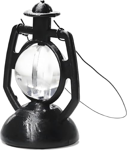 Mini-Laterne für Bastelarbeiten, Mini-Kerosin-Hurrican-Lampe, Miniaturen, hängende Laternen, Dekoration, Zubehör, 2 Stück von Tiosen