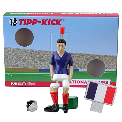 TIPP-KICK Frankreich-Box I Original Set Frankreich-Star-Kicker & Frankreich-Soundchip in der Torwandbox I Figur Spiel I Zubehör von TIPP-KICK