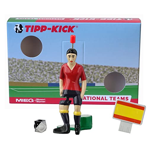 TIPP-KICK Spanien-Box I Original Set Spanien-Star-Kicker & Spanien-Soundchip in der Torwandbox I Figur Spiel I Zubehör von TIPP-KICK