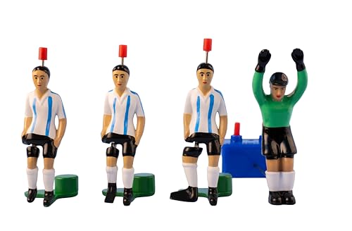 TIPP-KICK WM Classics Weltmeister Argentinien 1986 Spieler-Set Kicker, Top-Kicker, Star-Kicker Torwart I TIPP-KICK Zubehör von TIPP-KICK