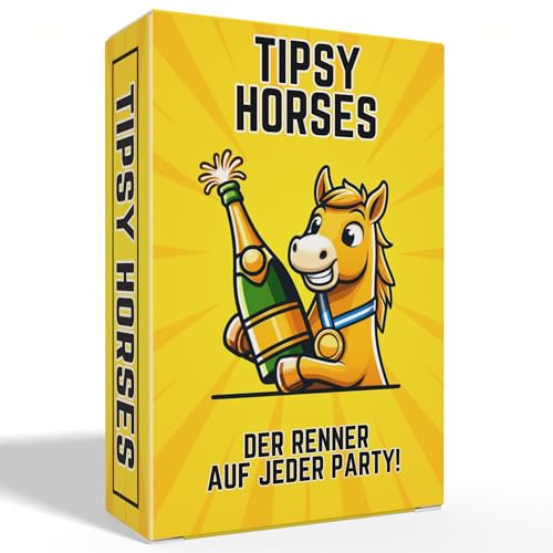 Tipsy Horses | Trinkspiel | Stimmungsboost | Pferderennen | Partyspiel | Trinkspiel für Erwachsene | | Partyspiel ab 18 von Tipsy Horses