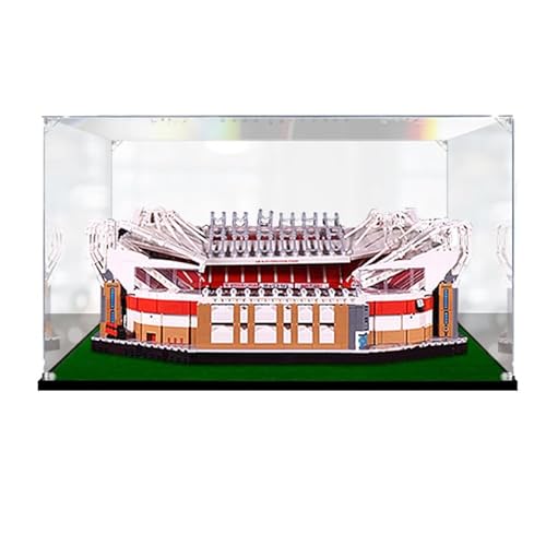 Acryl Schaukasten Vitrine Kompatibel Mit Lego 10272 Old Trafford Manchester United Stadion, Vitrine Schaukasten Staubdicht Showcase Display Case für Lego 10272 (Ohne Modell Kit) von Tirff