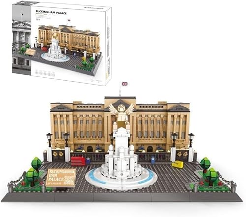 Buckingham Palace Bausteine Modell, 1695 Klemmbausteine Weltberühmtes Architekturmodell, Mini-Baustein-Bausatz, Geschenk für Erwachsene und Kinder, Nicht Kompatibel mit Lego von Tirff