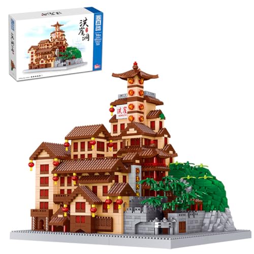 Hongyadong Baustein Set, 4088 Klemmbausteine Chinesische antike Architektur Mini Baustein Bausatz, Geschenk für Erwachsene und Kinder, Nicht Kompatibel mit Lego von Tirff