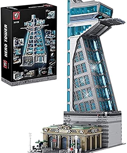 Modular Haus Modellbausätze, 5883 Klemmbausteine Hero Tower Architektur Bausteine Bausatz, MOC Custom Bauset Konstruktionsspielzeug, Bausteine Haus Bausatz Kompatibel mit Lgo Modular Haus Modellbausätze, 5883 Klemmbausteine Hero Tower Architektur Bausteine Bausatz, MOC Custom Bauset Konstruktionsspielzeug, Bausteine Haus Bausatz Kompatibel mit Lgo von Tirff