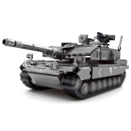 Militär Panzer WW2 Tank, 898 Teile Militär Tank Bausteine mit 4 Figuren, Panzer Bauspiel, exklusive Sammlerstücke von Tirff
