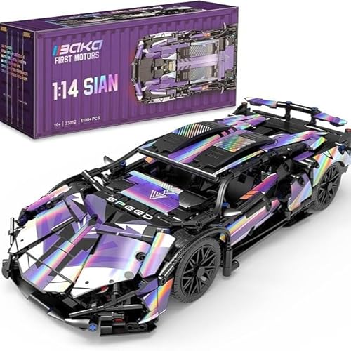 Technik Supersportwagen Bausteine Sets für Lambor, 1064 Klemmbausteine MOC Rennwagen Bausatz, Technik Auto Konstruktionsspielzeug Geeignet für Erwachsene und Jugendliche, Kompatibel mit Großen Marken Technik Supersportwagen Bausteine Sets für Lambor, 1064 Klemmbausteine MOC Rennwagen Bausatz, Technik Auto Konstruktionsspielzeug Geeignet für Erwachsene und Jugendliche, Kompatibel mit Großen Marken von Tirff